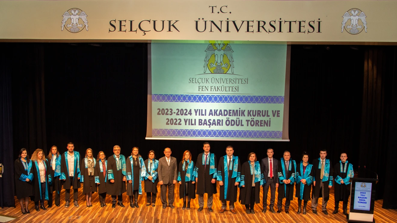 Selçuk Üniversitesi Fen Fakültesinde ‘Akademik Kurul ve Başarı Ödül Töreni’